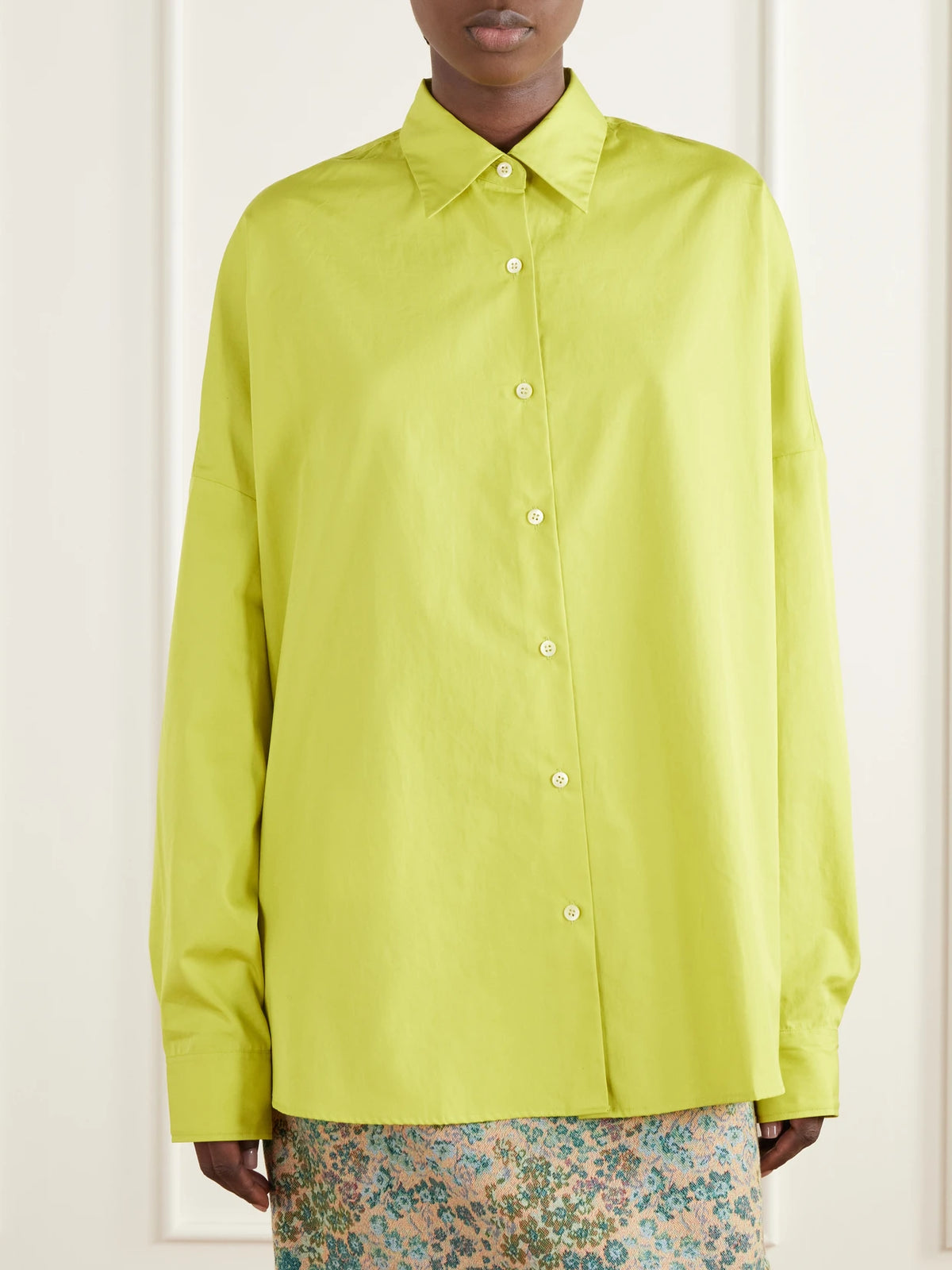 Dries Van Noten Darted Cotton-poplin Shirt