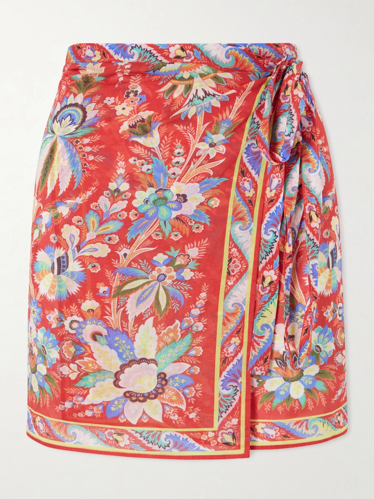 Floral-print Voile Sarong