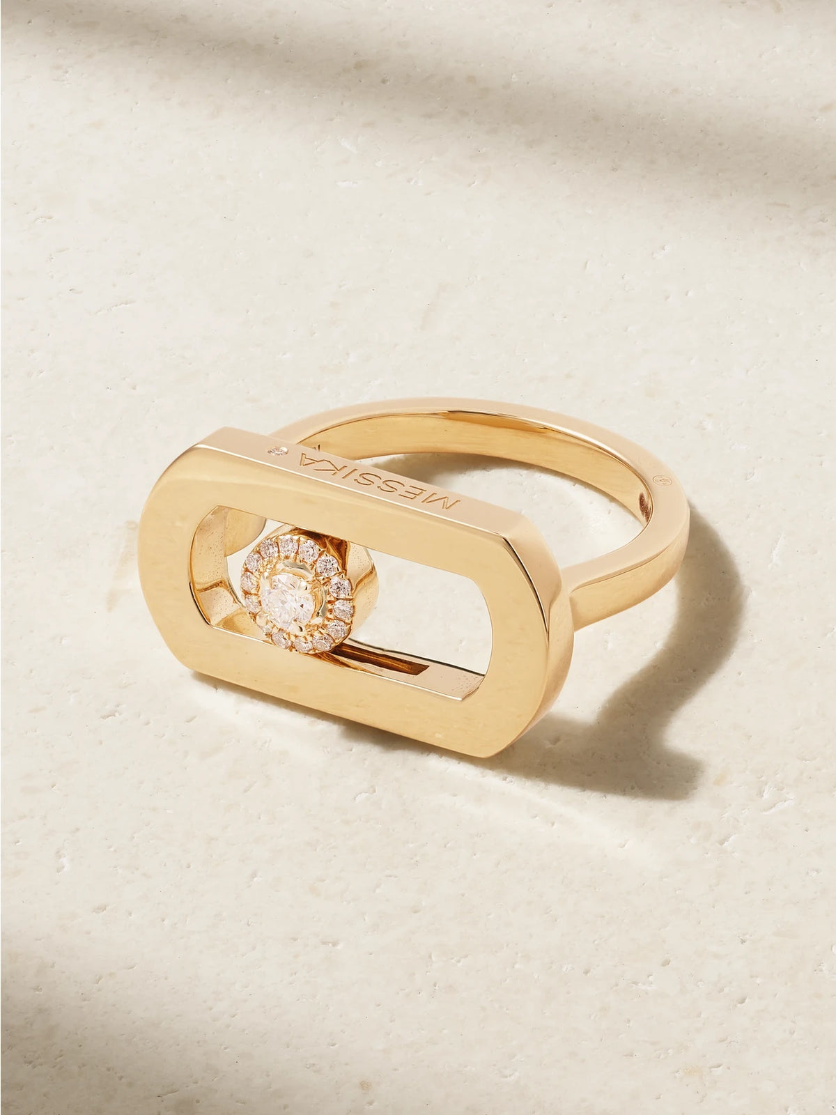 So Move 18-karat Gold Diamond Ring