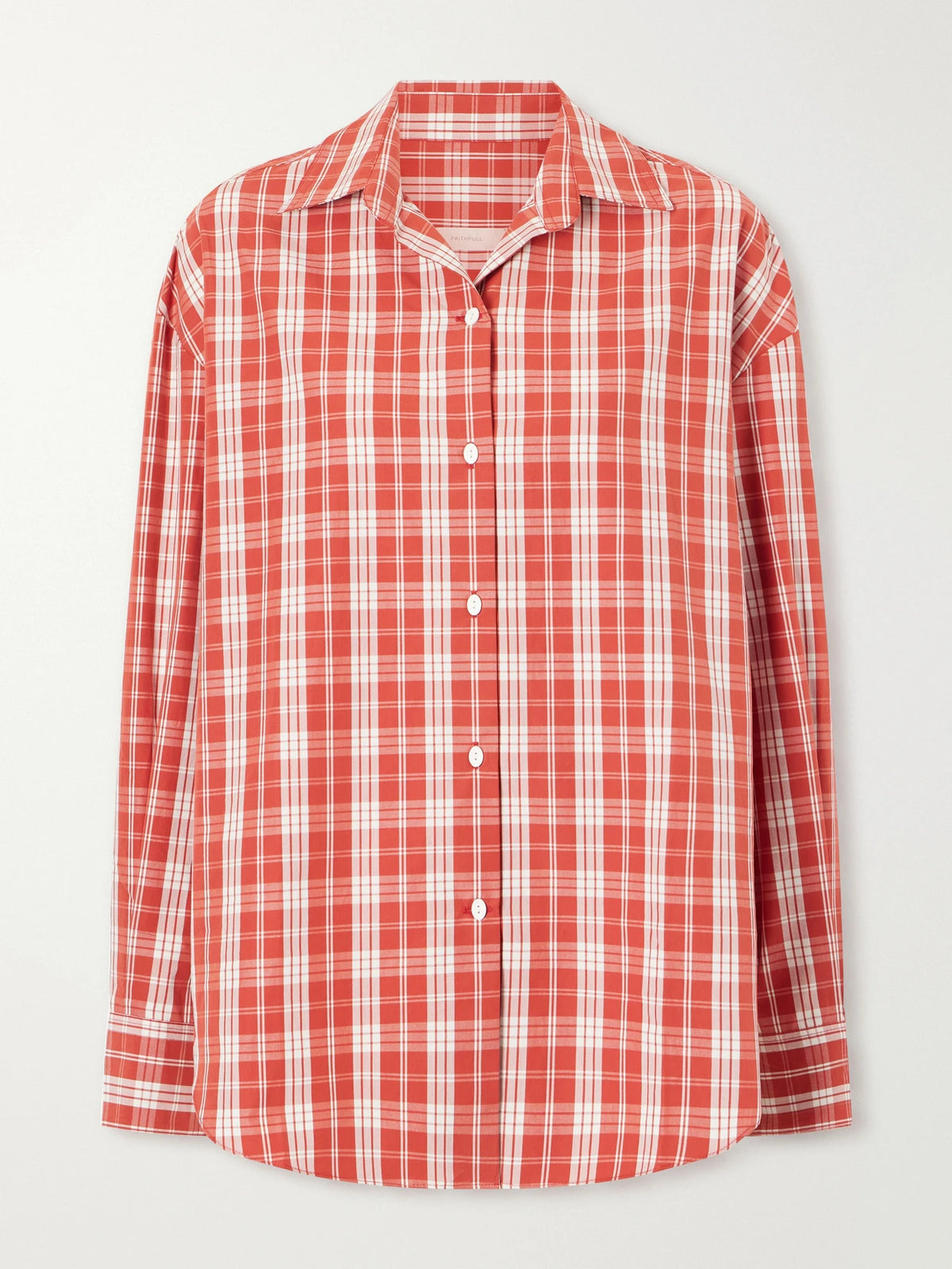 Faithfull En Vau Checked Cotton Shirt