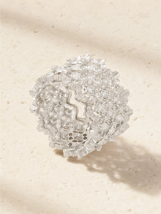 Rombi Eternelle 18-karat White Gold Diamond Ring