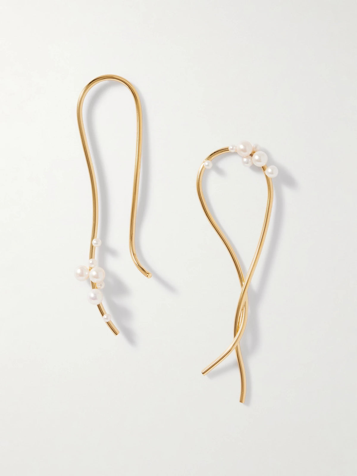 Wild Relatives Gold Vermeil Pearl Earrings