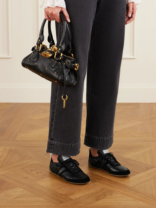 Kick Suede And Leather Sneakers