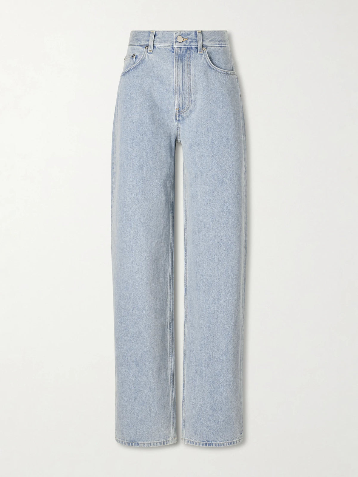 Loulou de Saison Samur Organic High-rise Straight-leg Jeans
