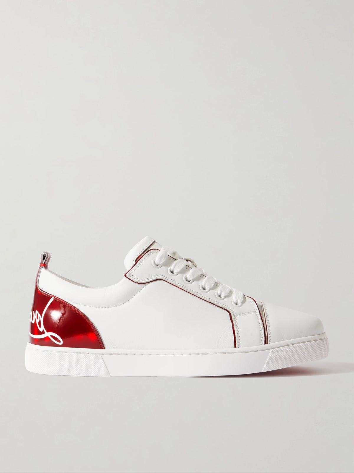 Fun Vieira Printed Leather Sneakers