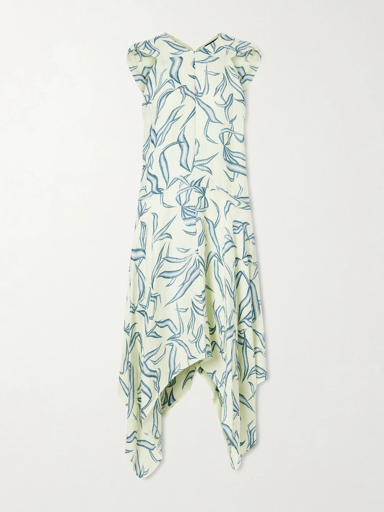 Sybella Printed Linen And Silk-blend Maxi Dress
