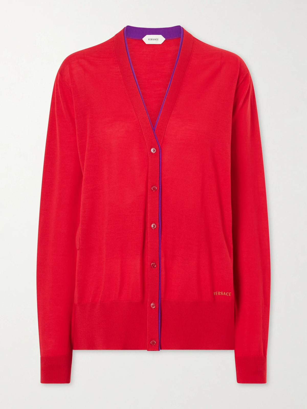 Versace Wool-blend Cardigan