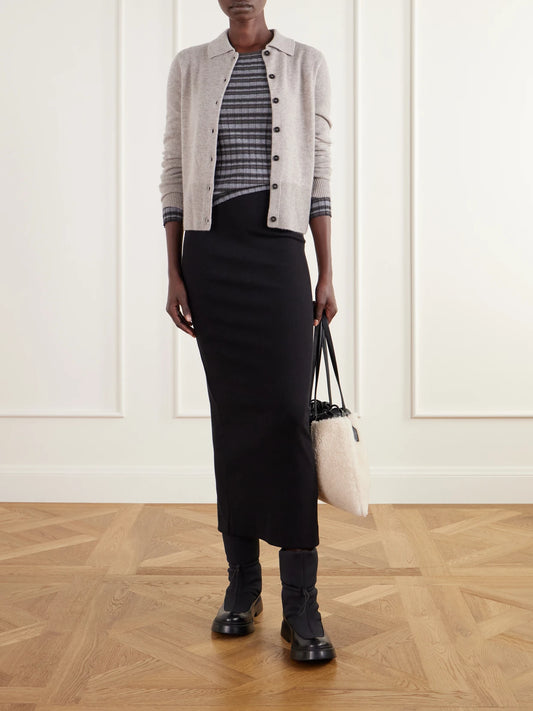 Image of Boots. Product name - Bank Leather-trimmed Shell Ankle Boots in Black colour by brand - Proenza Schouler