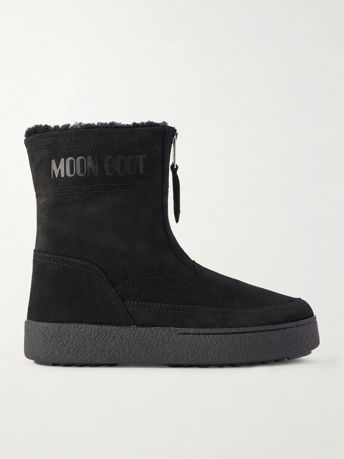 Lara Suede And Shearling Ankle Boots