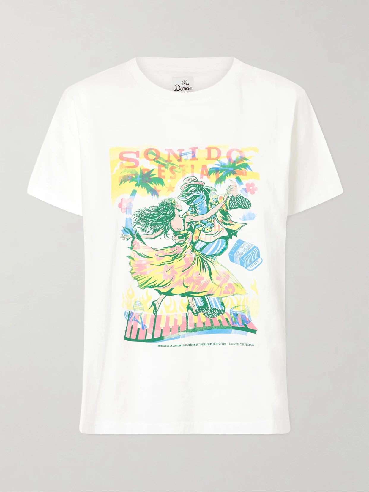Sonido Bestial Printed Cotton-jersey T-shirt