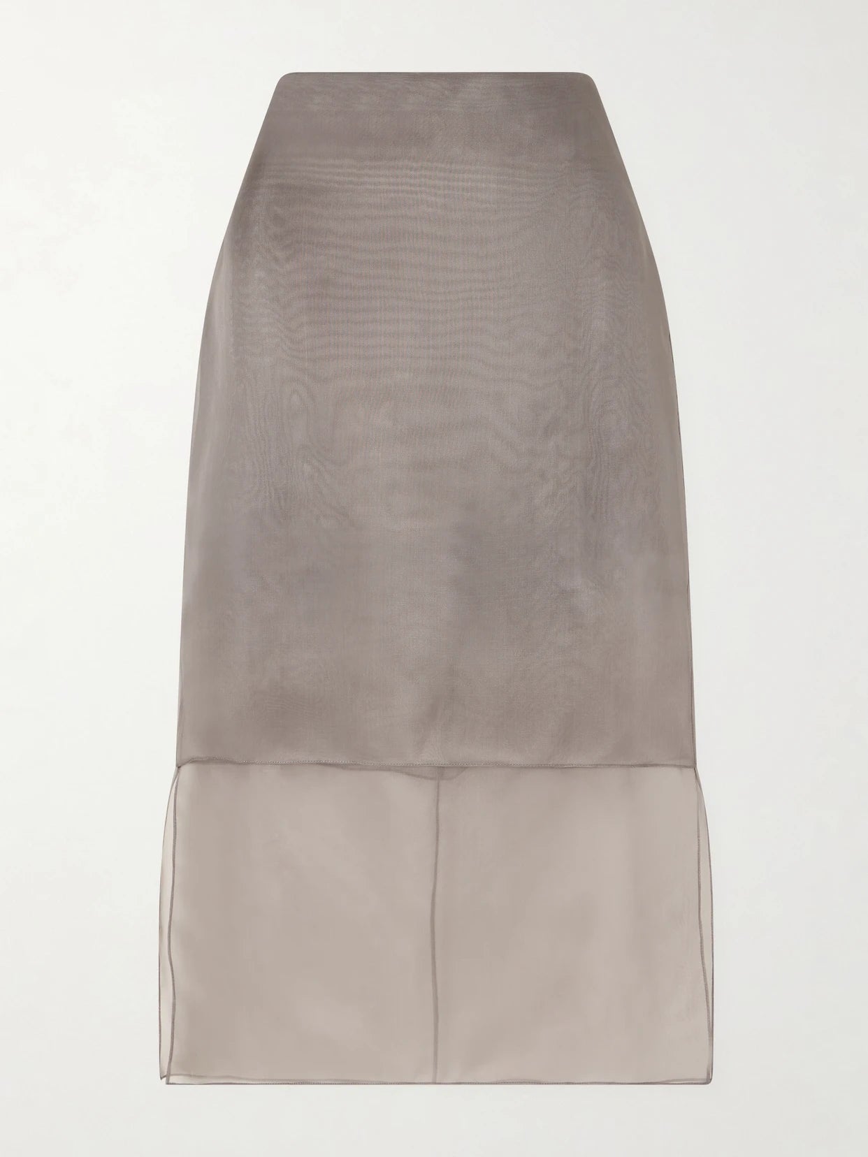 The Brett Silk-organza Midi Skirt