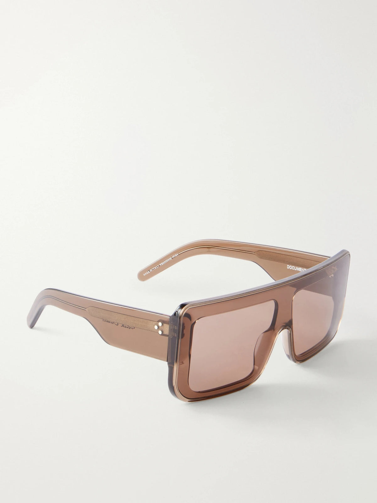 Rick Owens Documta Square Frame Acetate Sunglasses
