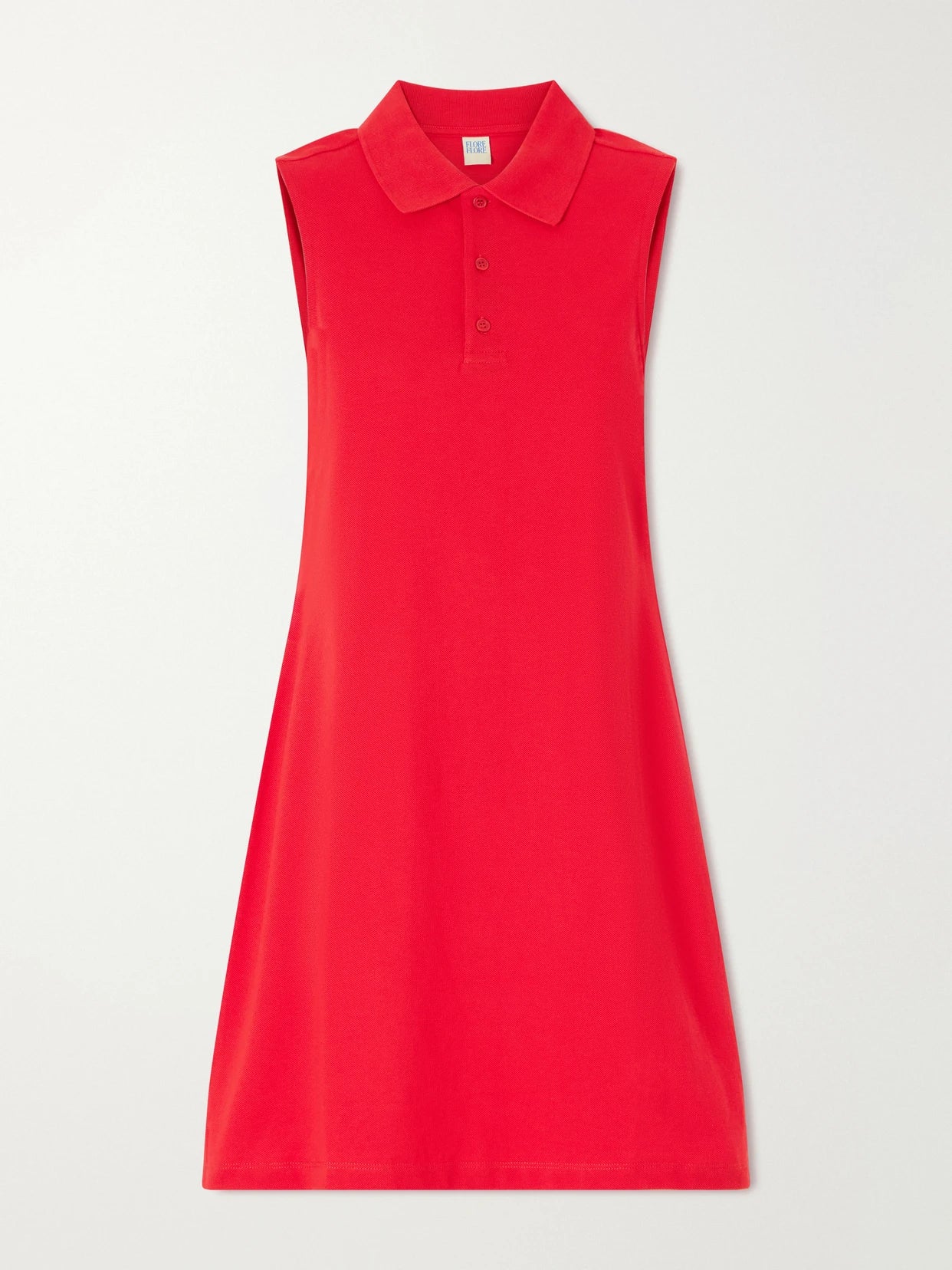 Lauren Organic Cotton-piqué Mini Dress