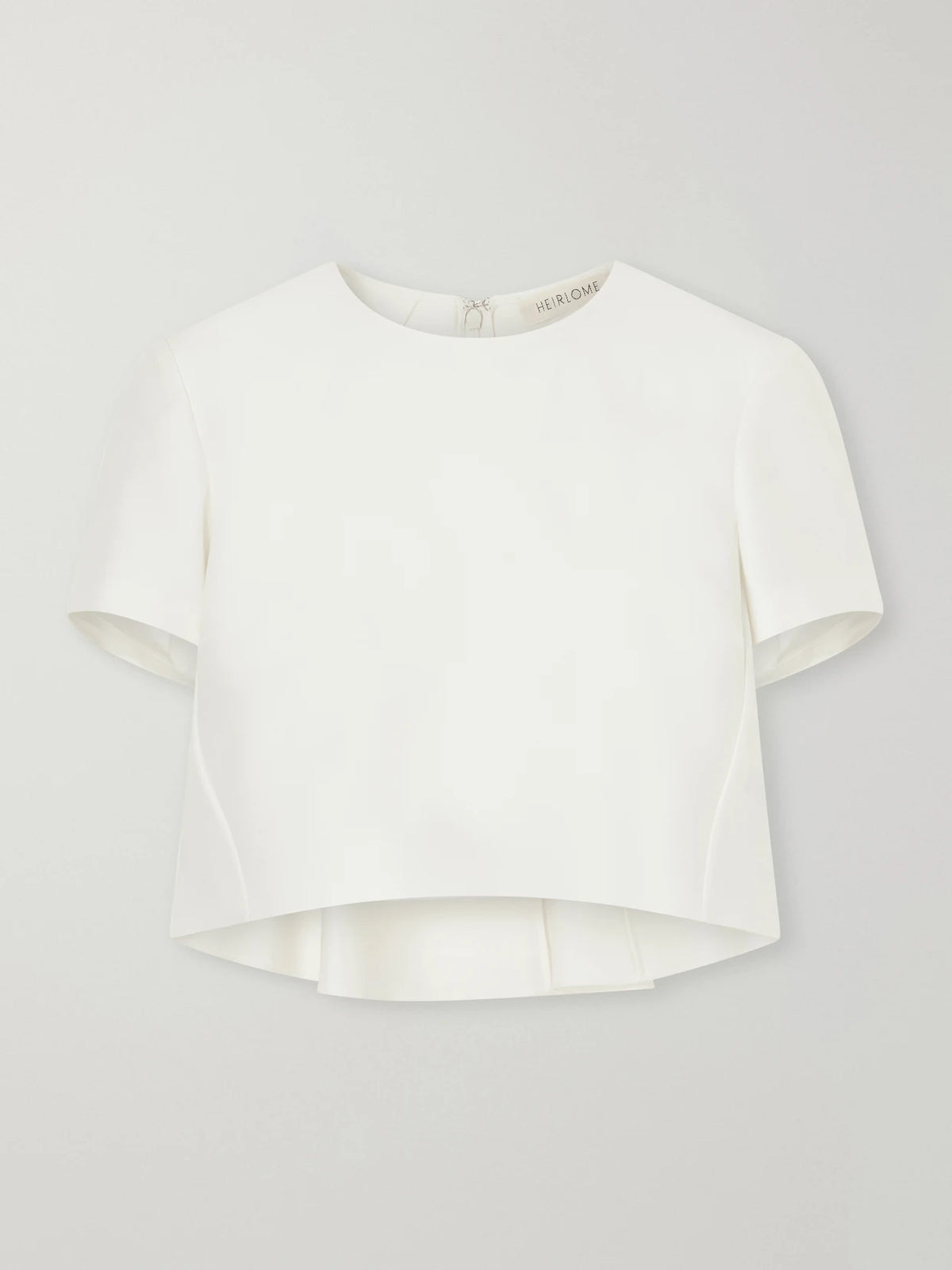 Heirlome Mariel Faille Wool-blend Blouse