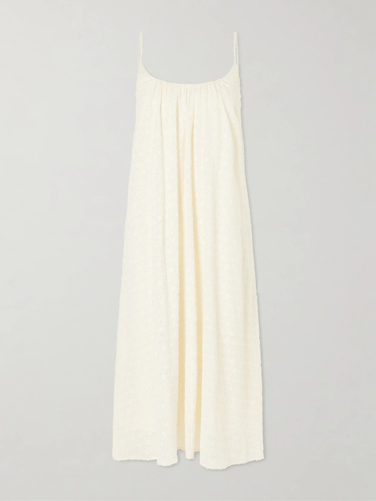 Confidentielle Draped Silk And Cotton-blend Coverup