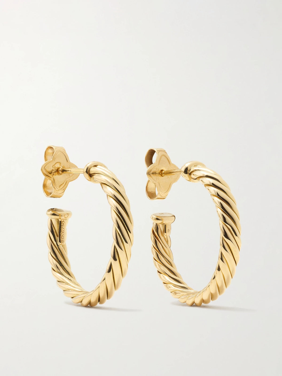 Cable Spira 18-karat Gold Hoop Earrings