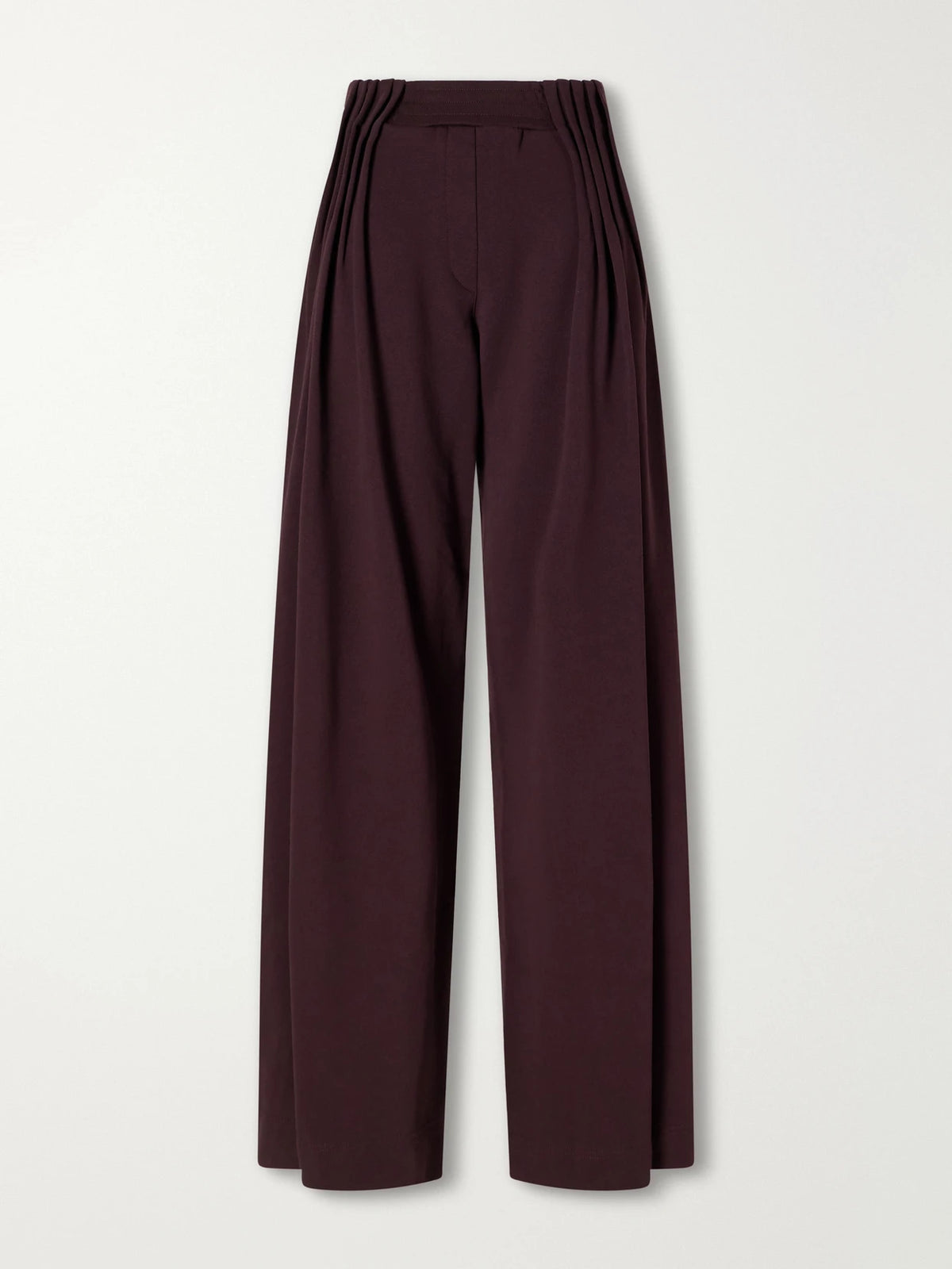 Dries Van Noten Pleated Cotton-jersey Wide-leg Pants