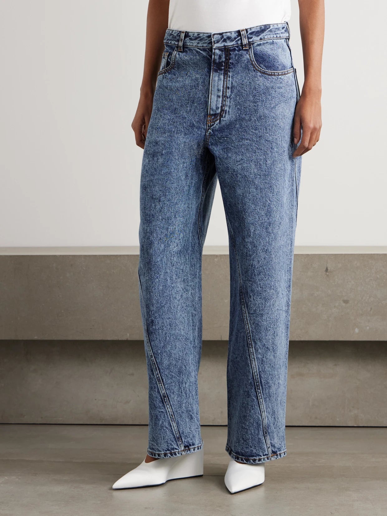 Paneled Jeans