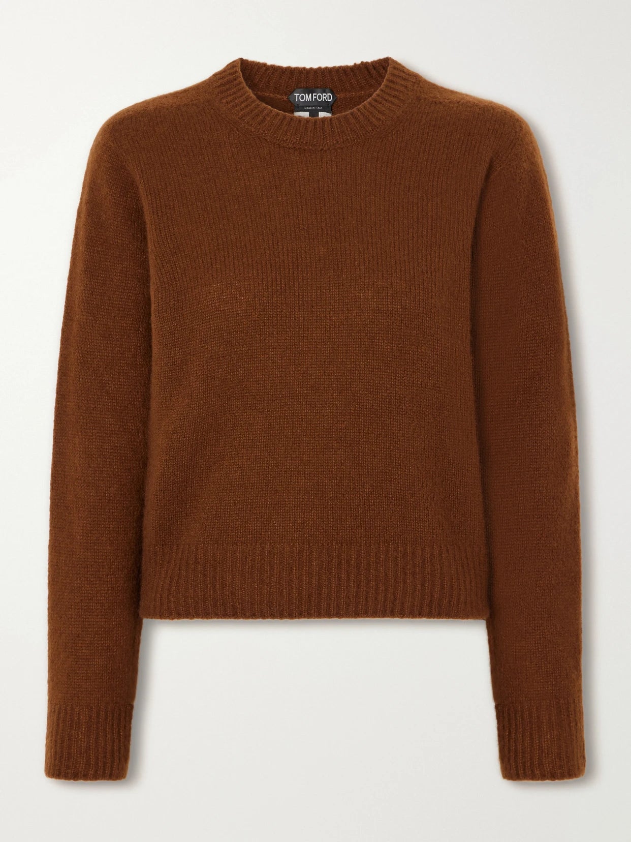 Cropped Cashmere And Silk-blend Sweater