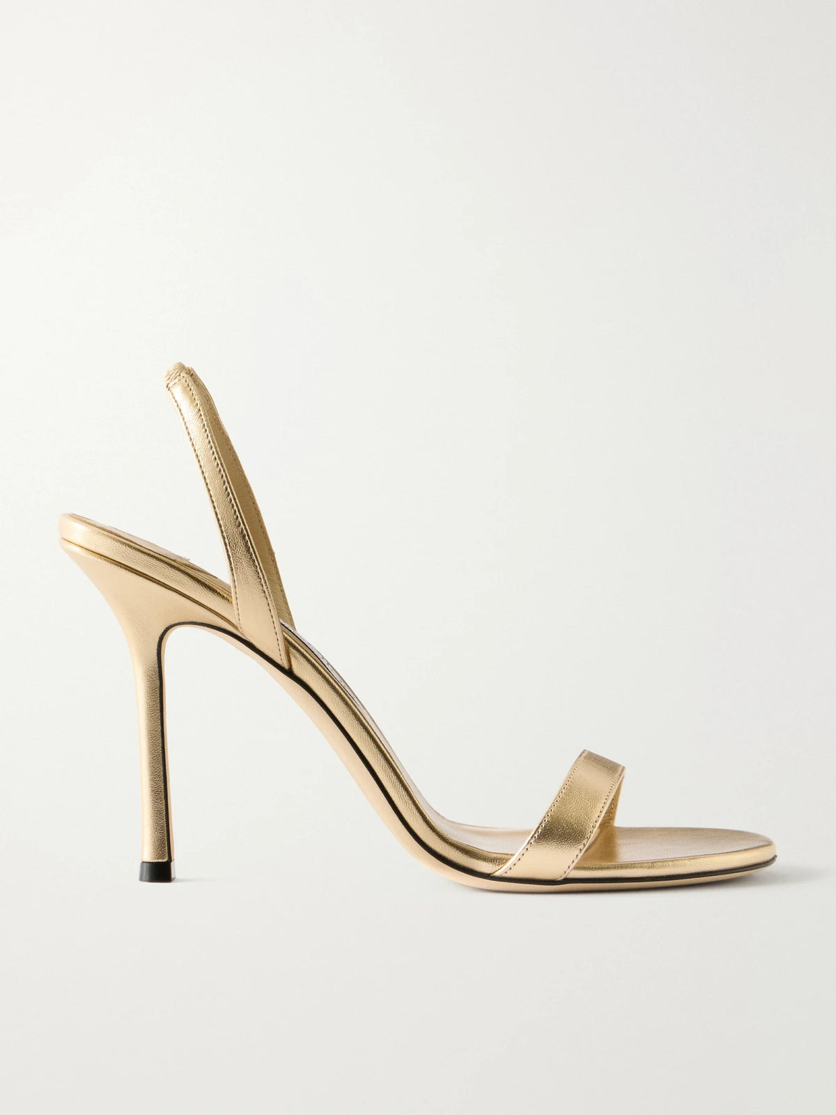 Jenn 100 Metallic Leather Sandals