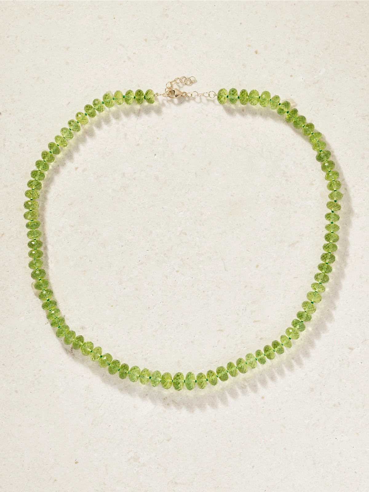 Oracle 14-karat Gold Peridot Necklace