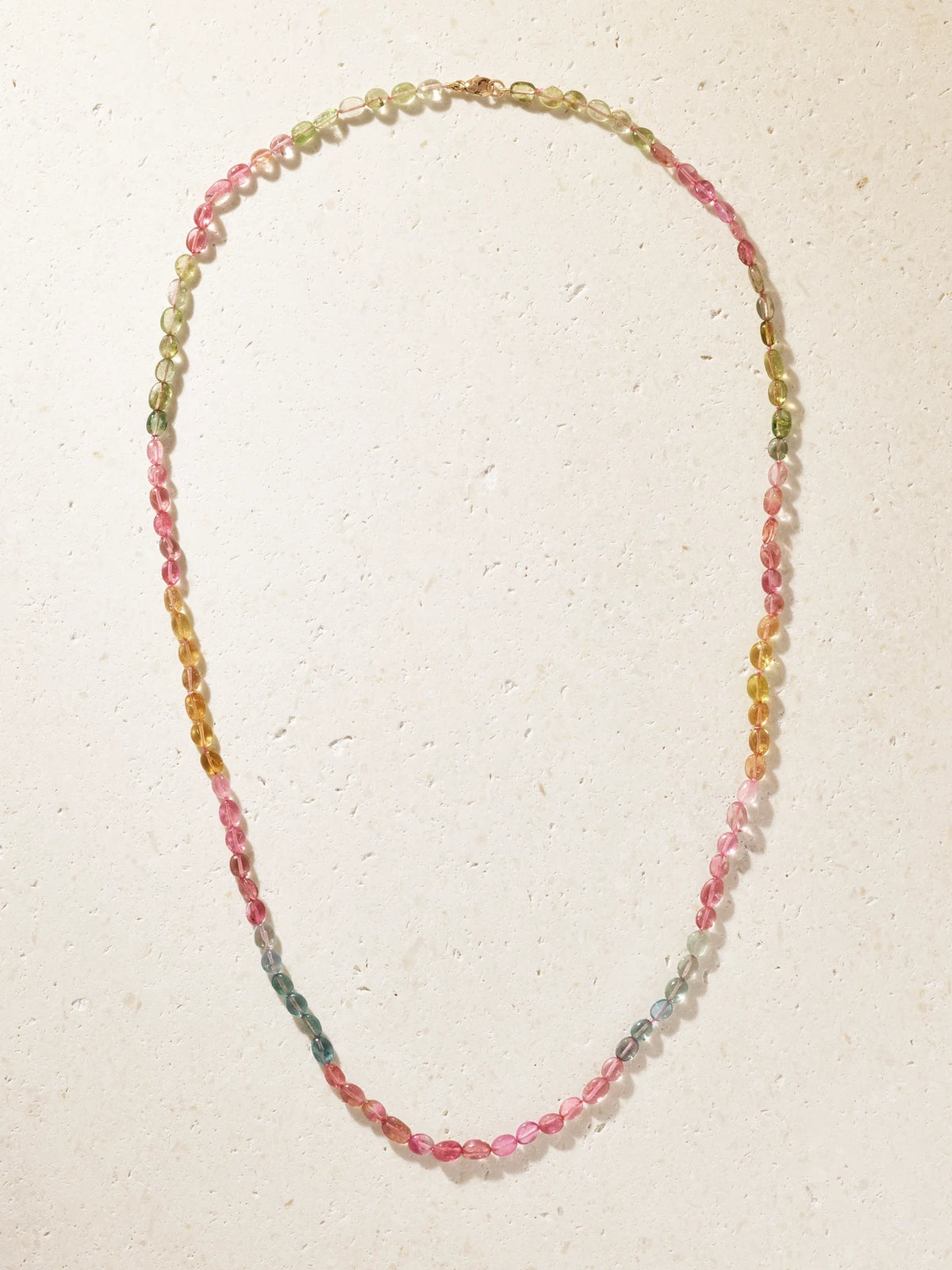 Arizona Candy 14-karat Gold Tourmaline Necklace
