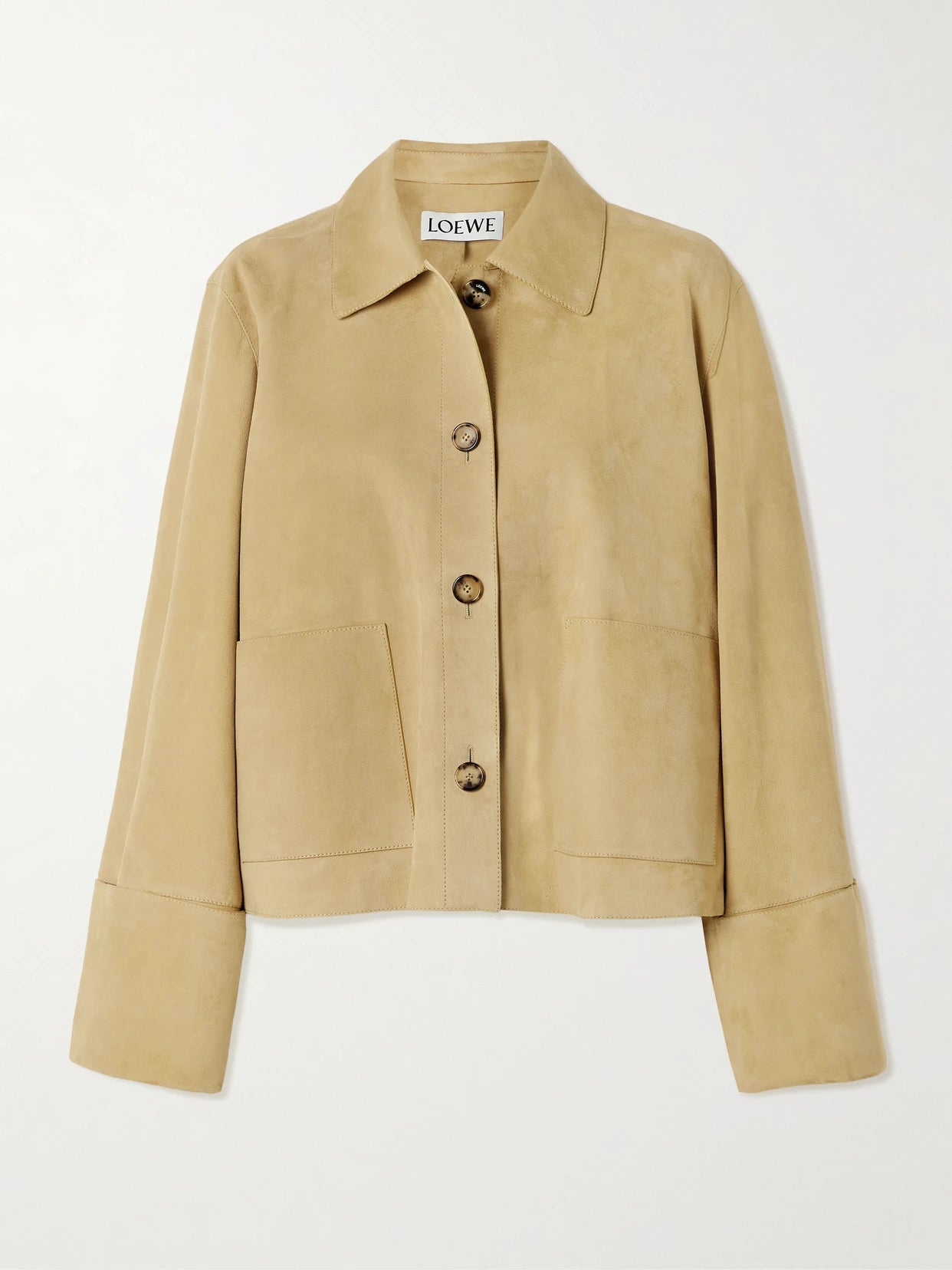 Paneled Suede Jacket