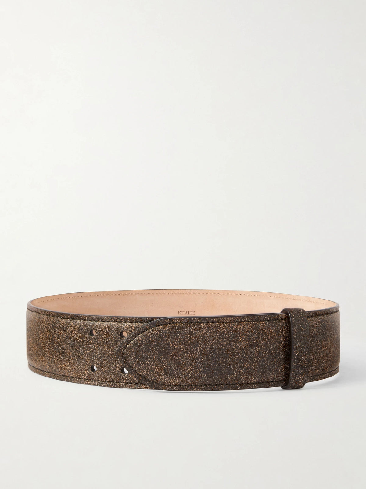 Theo Textured-leather Belt