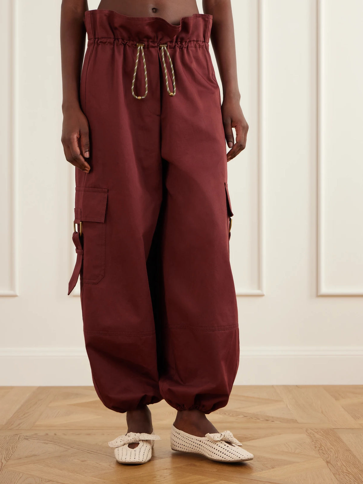 Zimmermann Clash Cotton-drill Tapered Cargo Pants