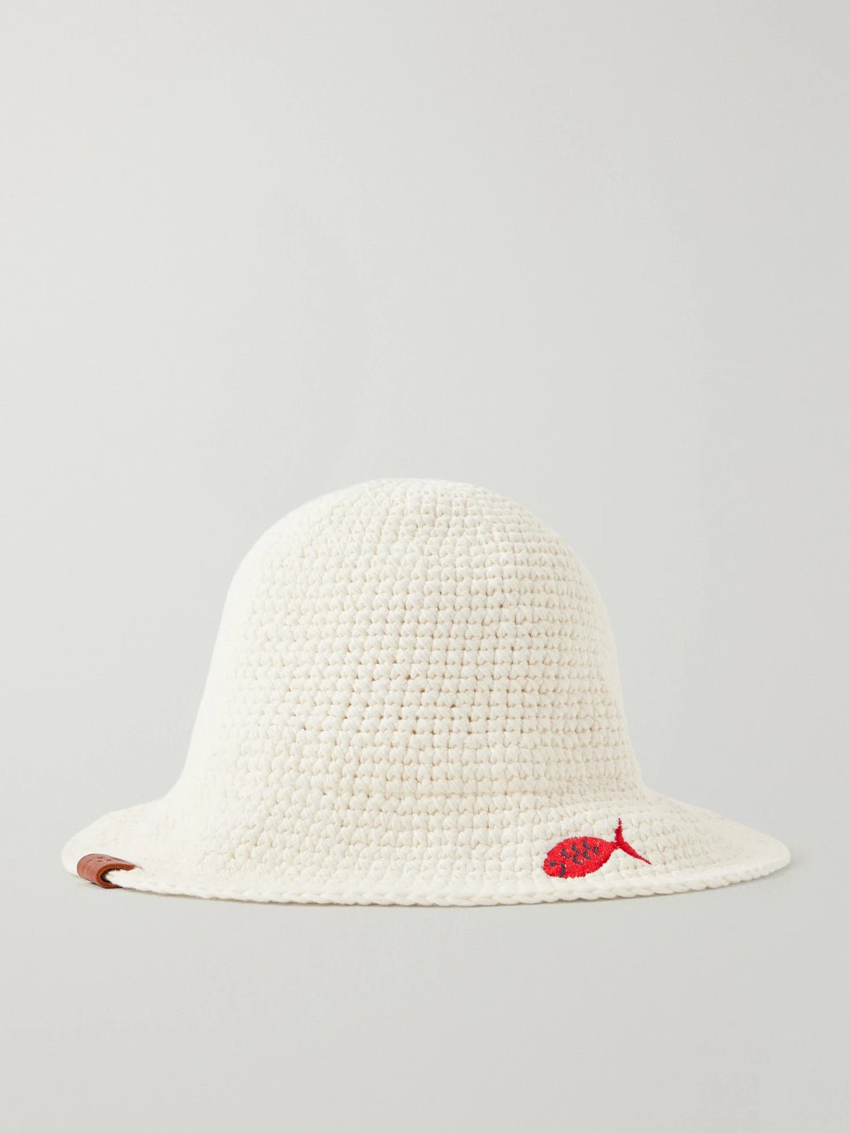 + Da Adolfo Meyers Crocheted Logo-embroidered Cotton Hat