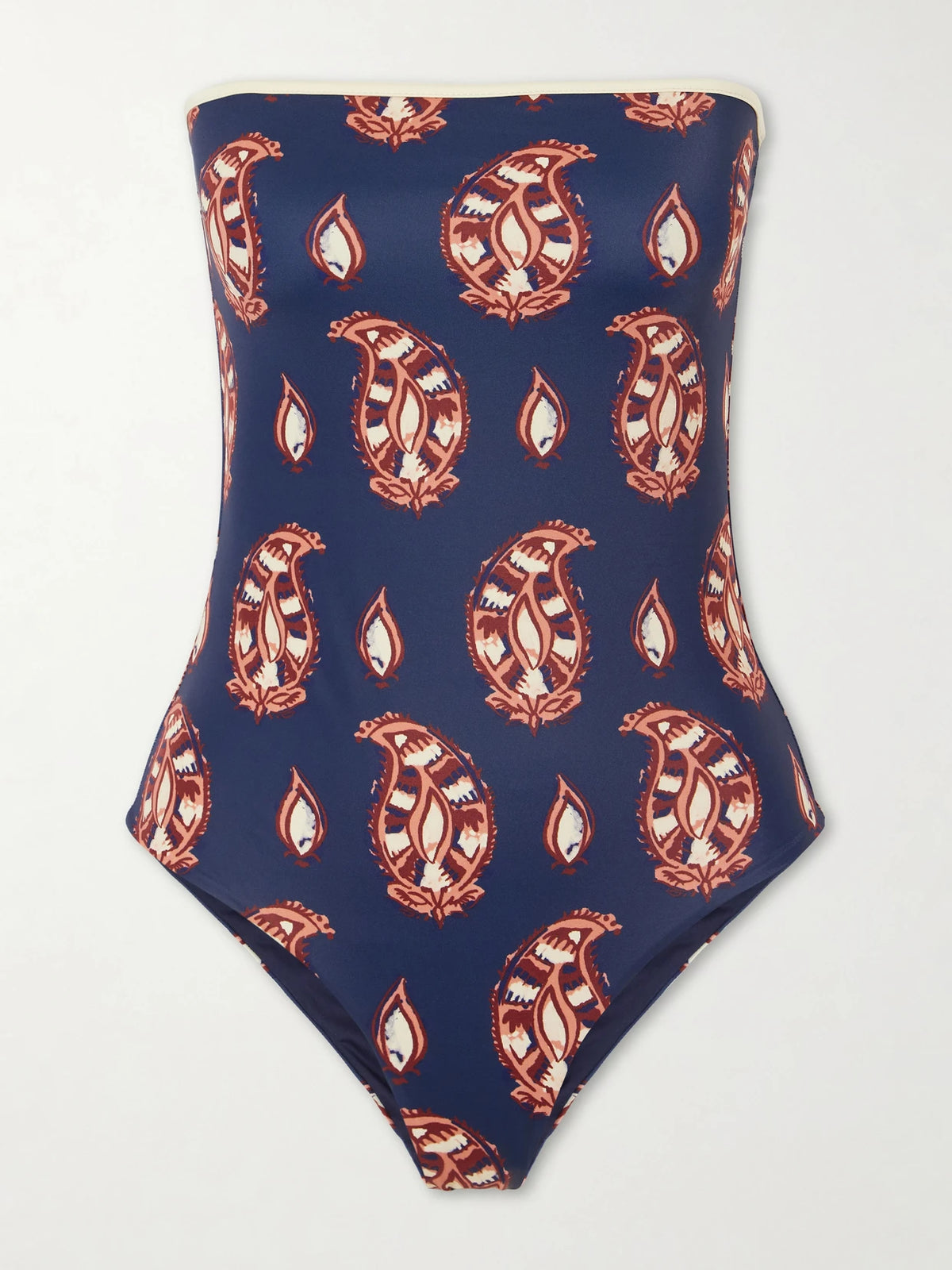 Alta Mar Printed Strapless Swimsuit