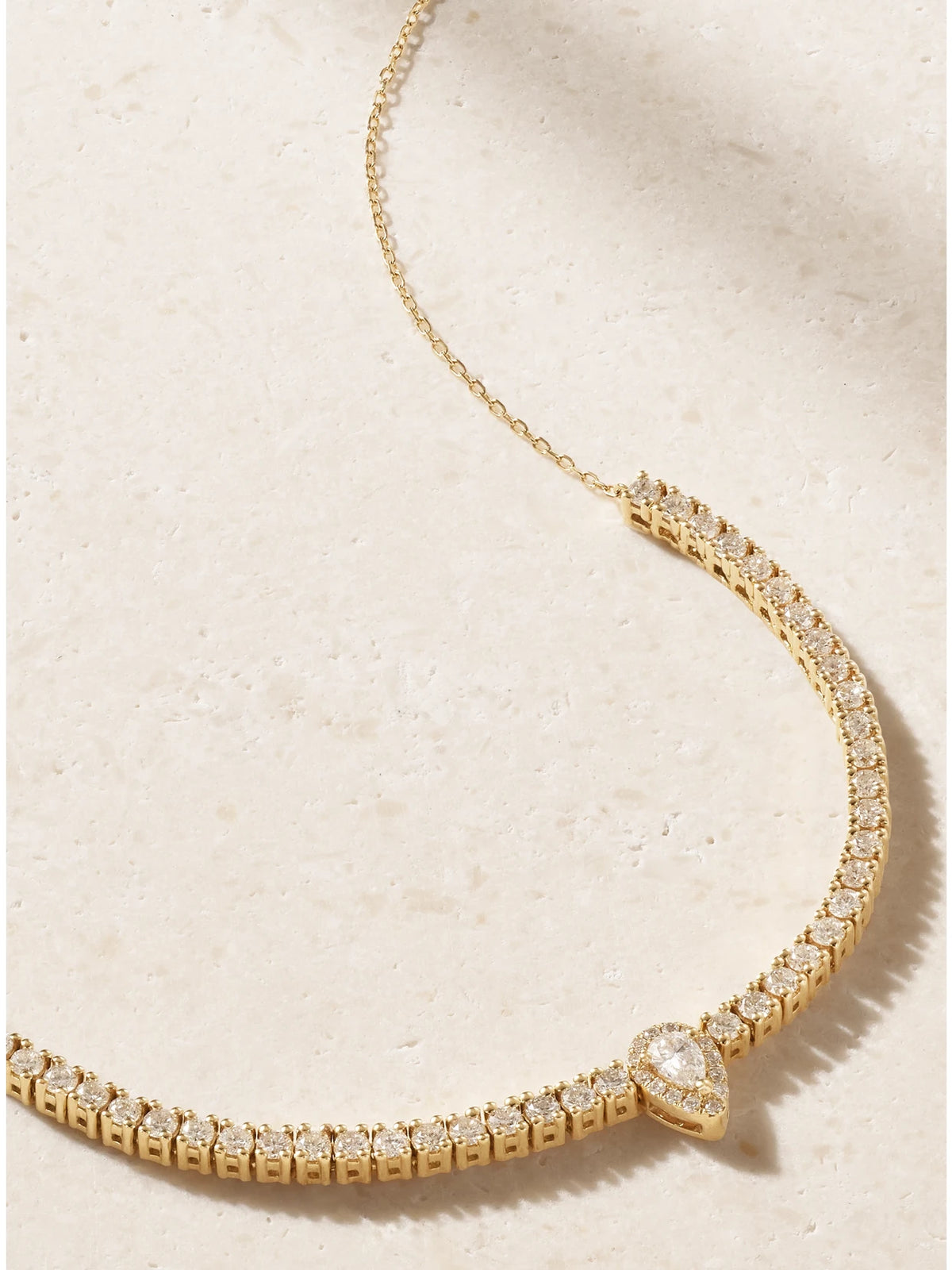 Persée 18-karat Gold Diamond Tennis Necklace