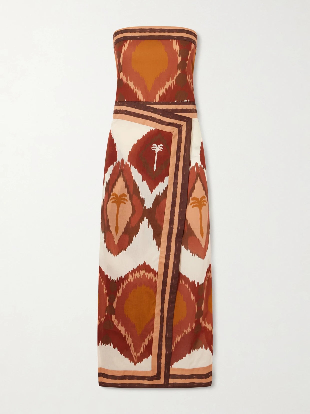 Printed Cotton-poplin Midi Dress