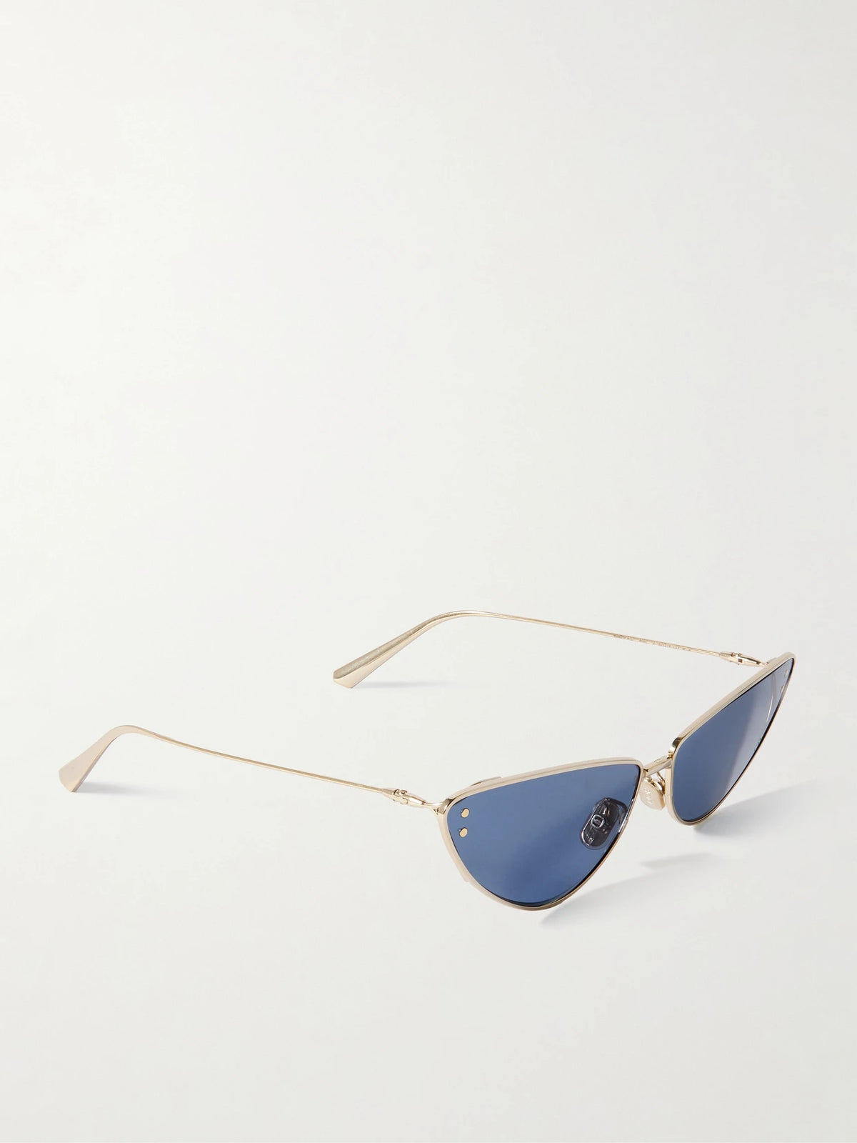 Missdior B1u Cat-eye Gold-tone Sunglasses