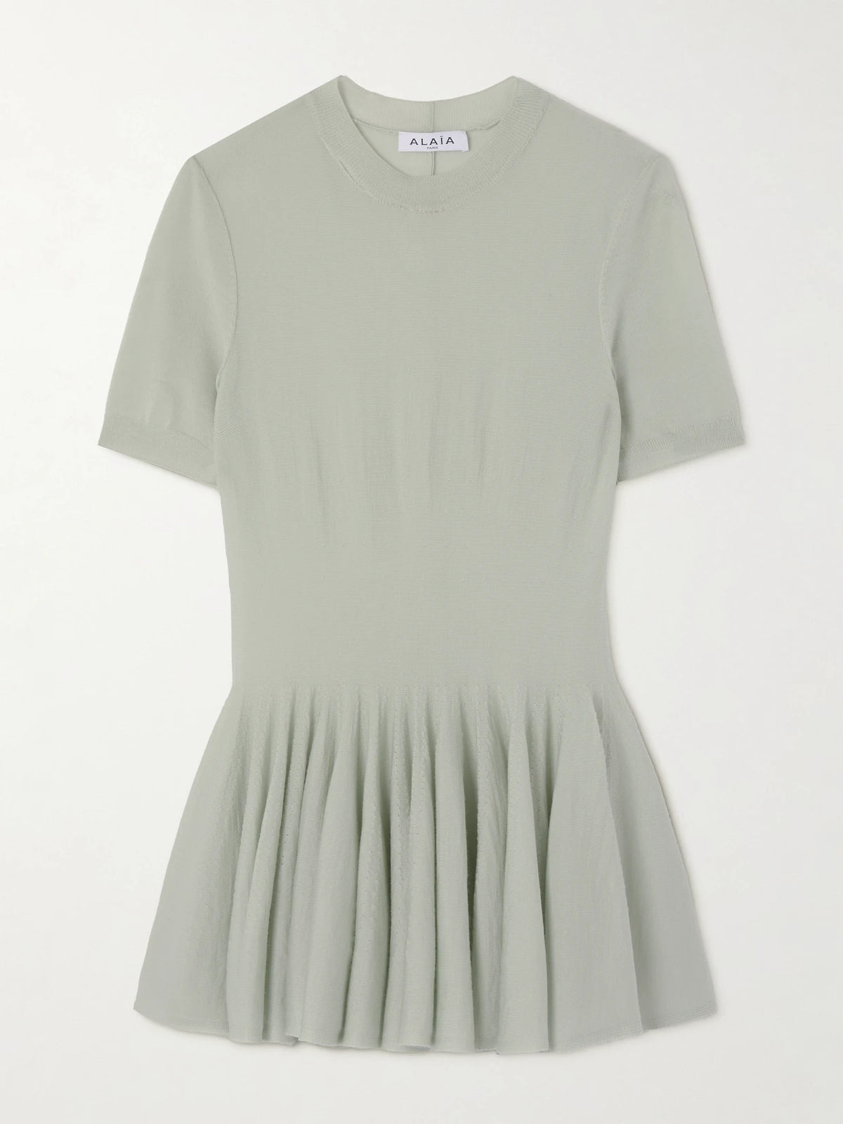 Alaïa Wool Peplum Top