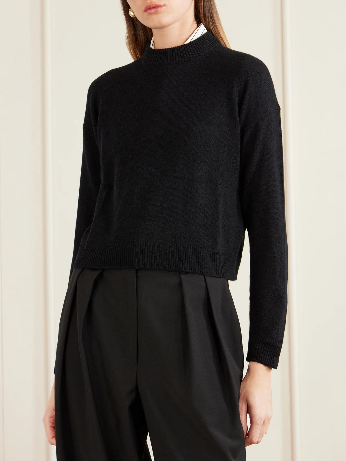 Allude + Net Sustain Wool And Cashmere-blend Sweater