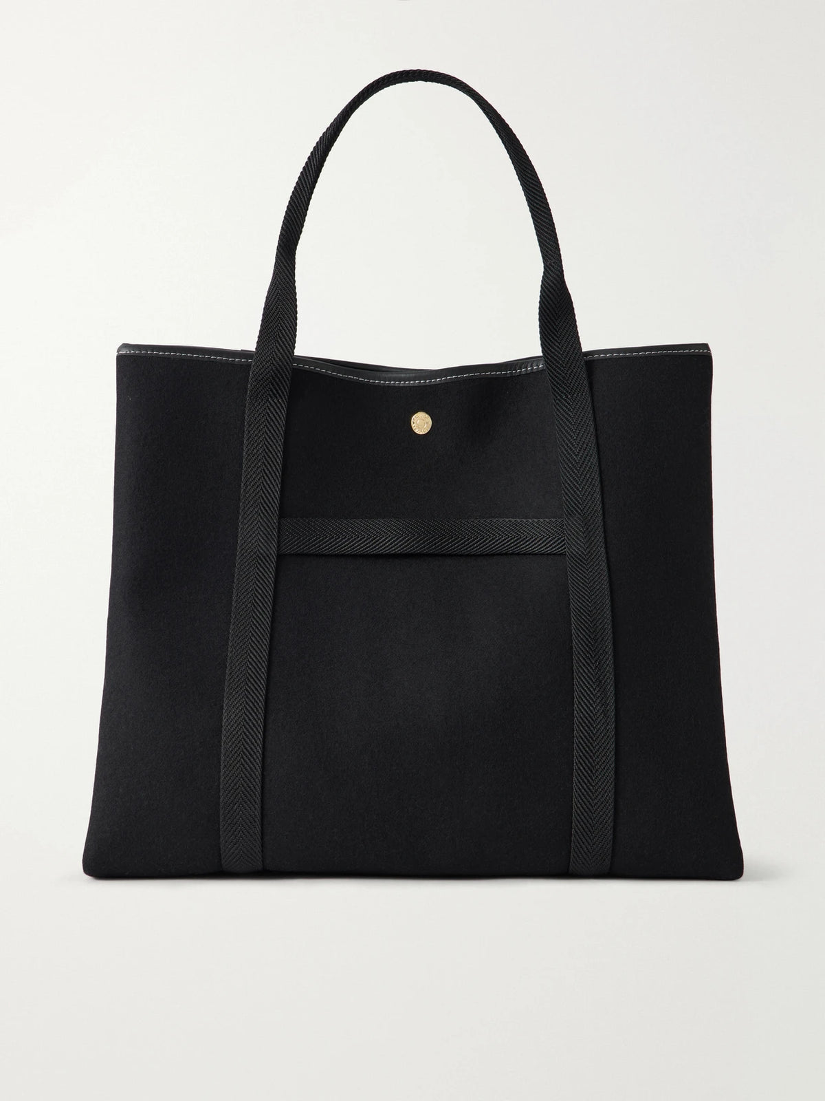 RUE de VERNEUIL Traversée Leather-trimmed Canvastote