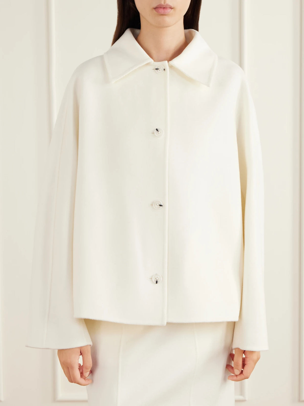 Loulou de Saison Rafe Plush-trimmed Wool And Cashmere-blend Coat