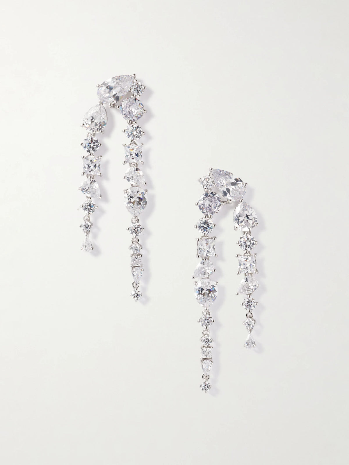 Corus Recycled Silver Cubic Zirconia Earrings