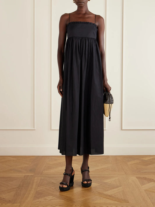 Image of Heels. Product name - Pyraclou 110 Studded Leather Wedge Sandals in Black colour by brand - Christian Louboutin