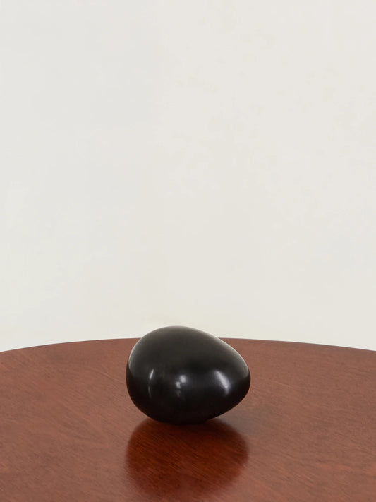 Egg Obsidian Paperweight