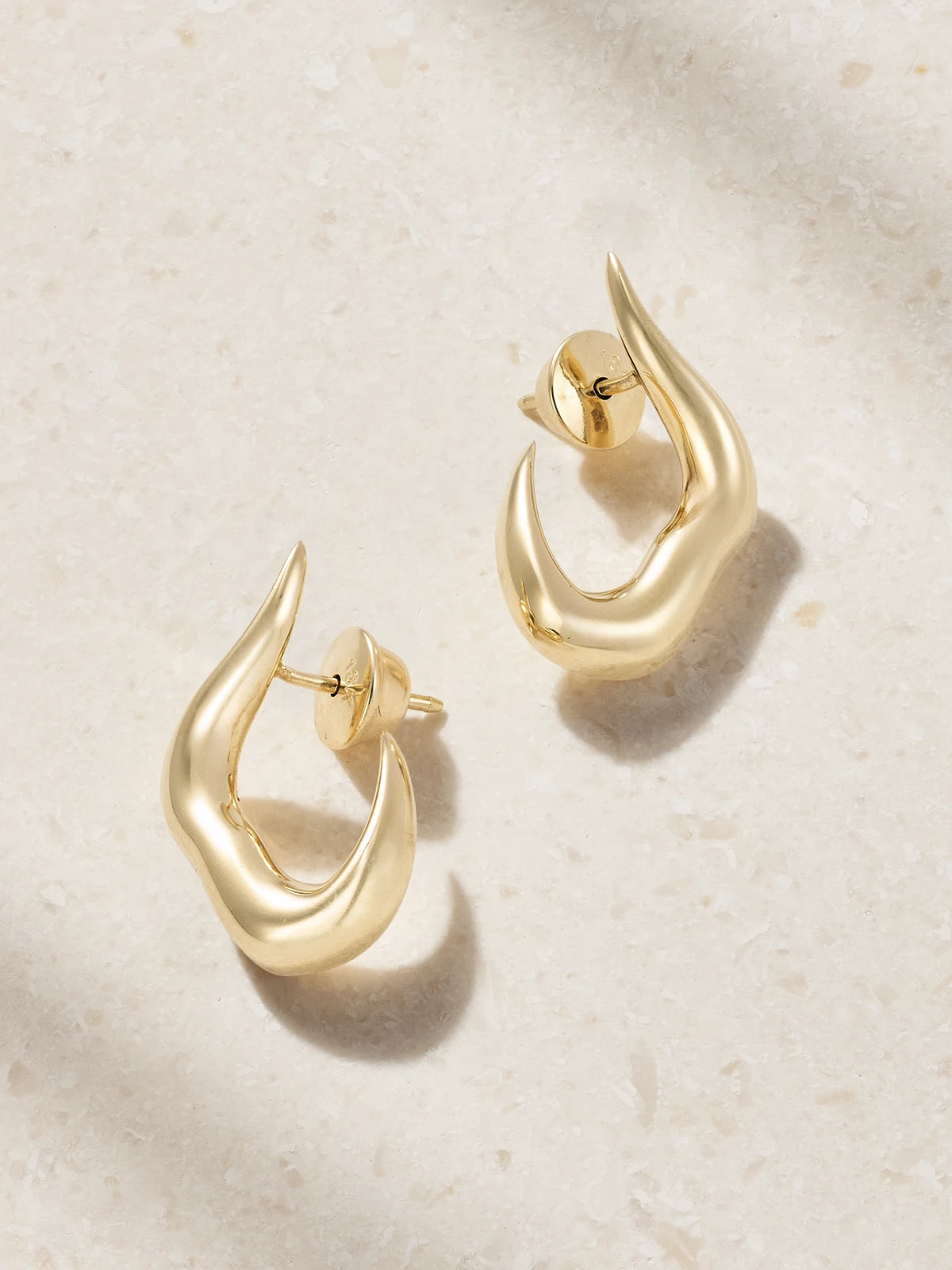 Stream Bold Mini 18-karat Gold Earrings