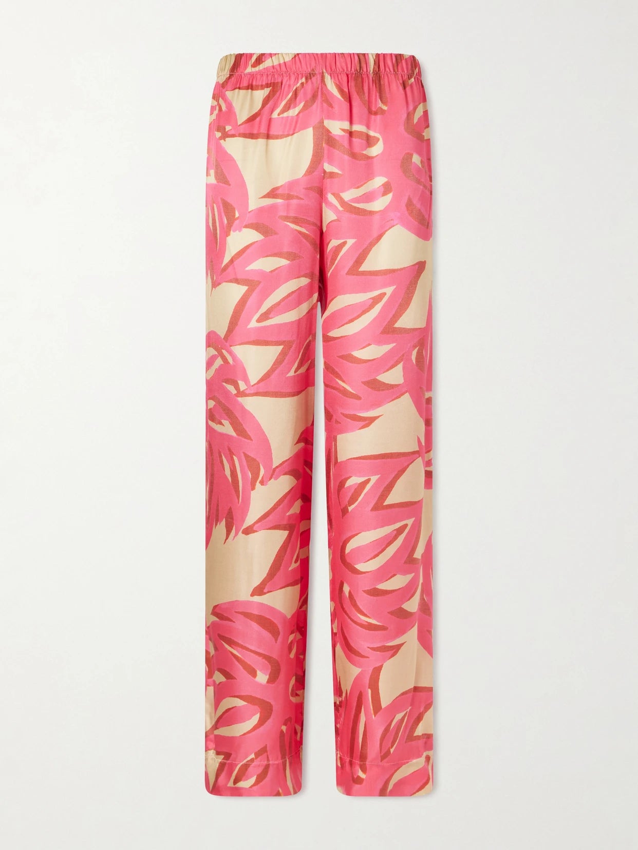 Ismene Wide-leg Silk-blend Pants