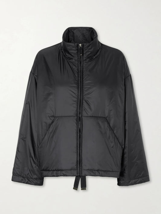 Image of Coats & Jackets. Product name - Cristina Padded Shell Jacket in Black colour by brand - Max Mara