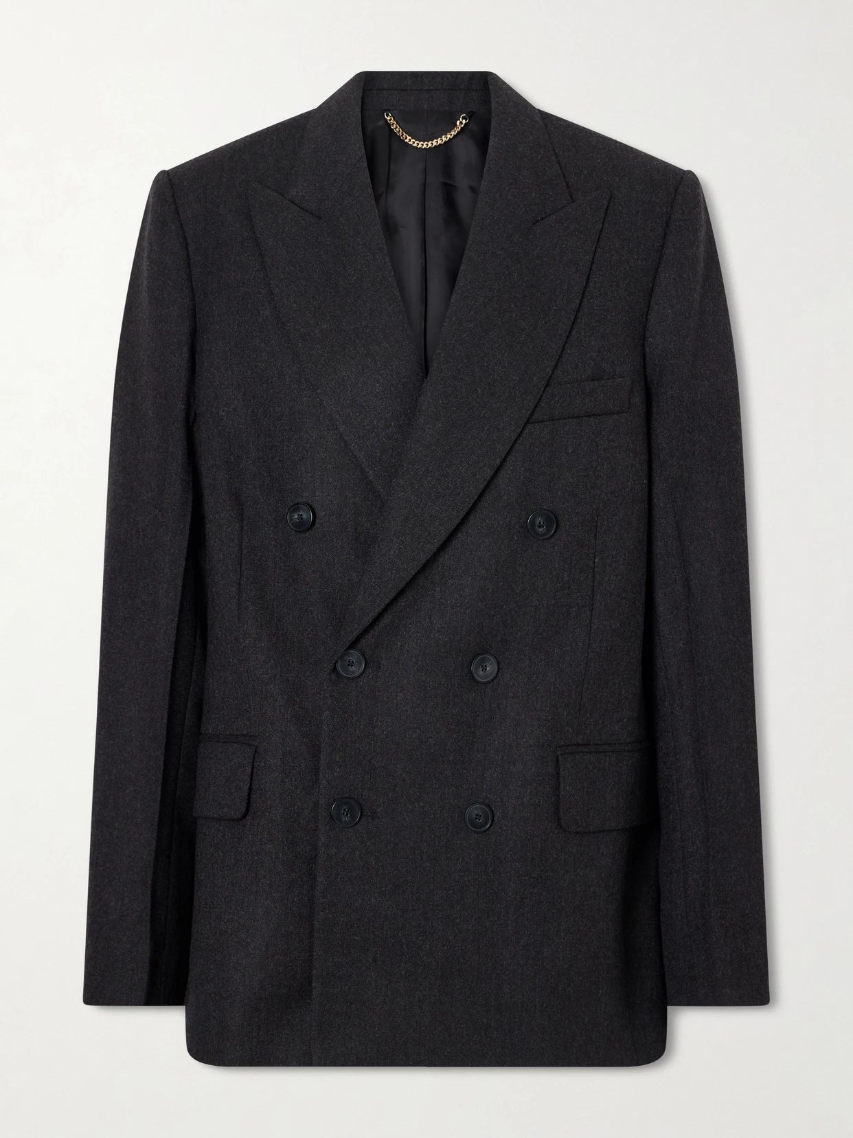 Beatrice Double-breasted Wool Blazer