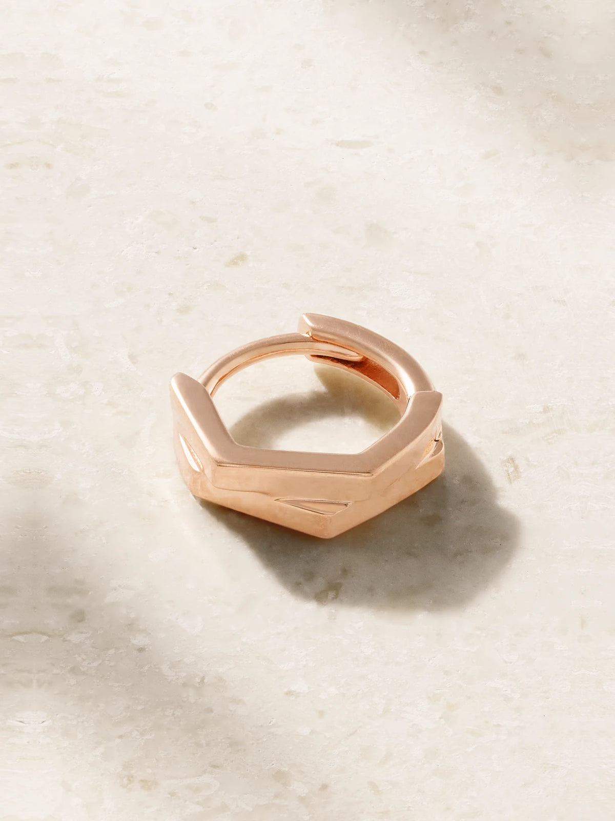 18-karat Rose Gold Single Hoop Earring