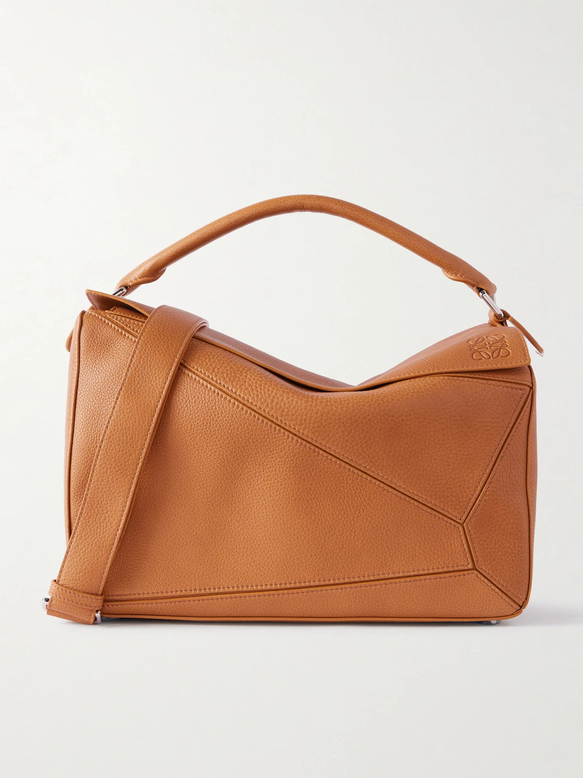 Puzzle Large Textured-leather Shoulder Bag