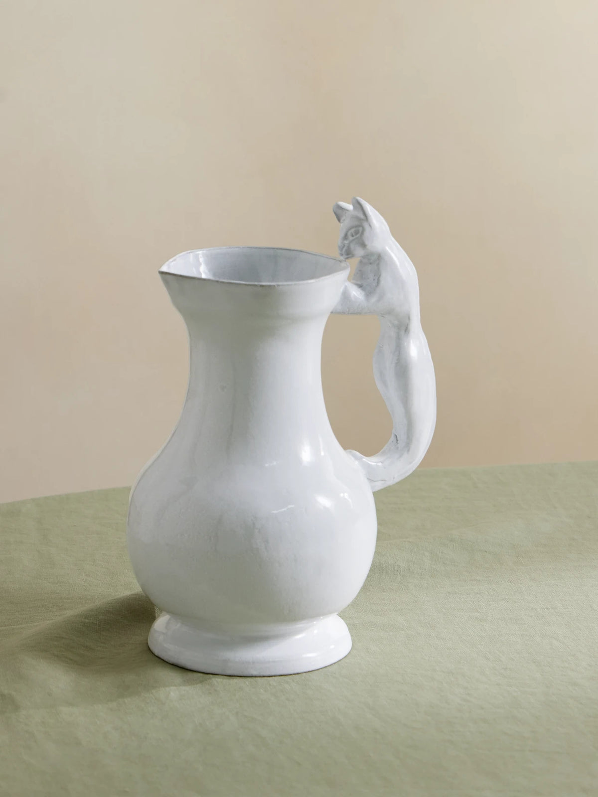 + Setsuko Cat Ceramic Pitcher