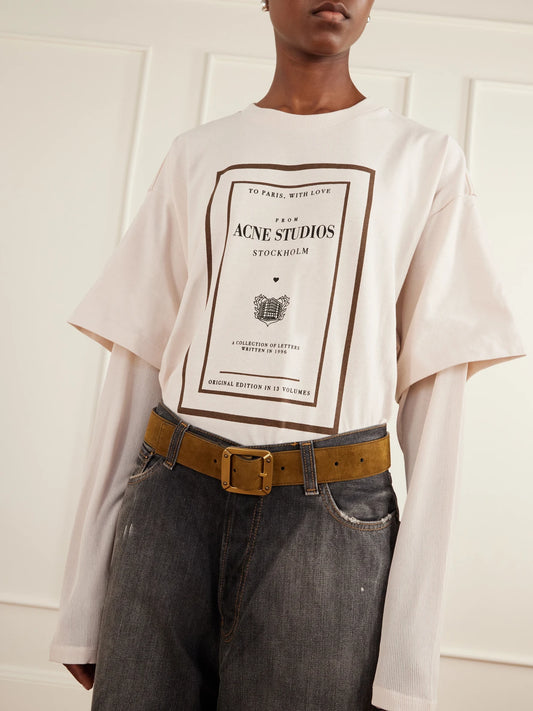 Acne Studios Reversible Suede Belt