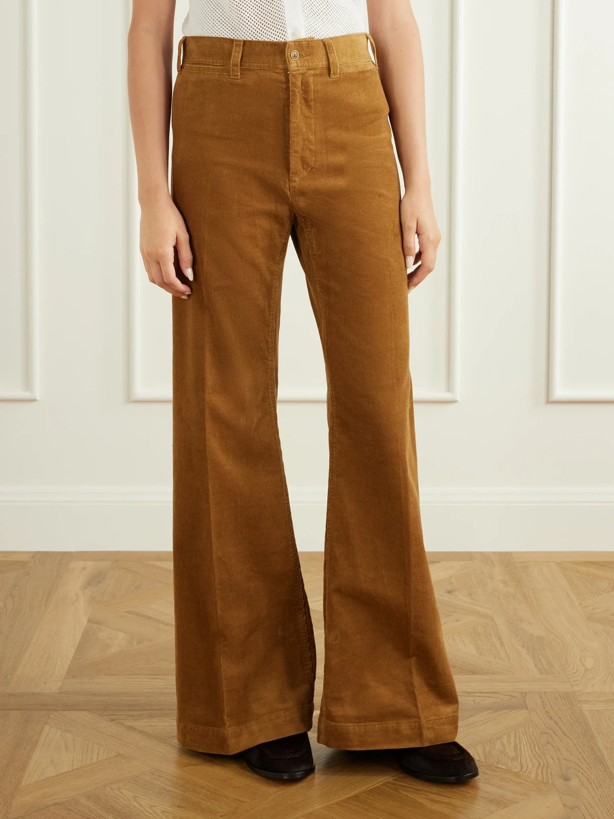 Polo Ralph Lauren Cotton-blend Corduroy Wide-leg Pants